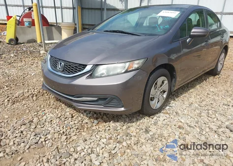 2014 Honda Civic Lx из США, поврежденный, VIN 19XFB2F59EE074437